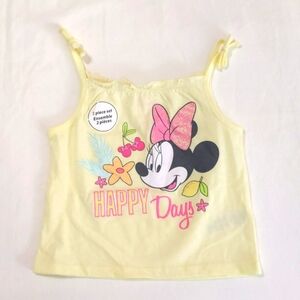 NEW disney junior minnie mouse summer graphic tank top 3T toddler girls